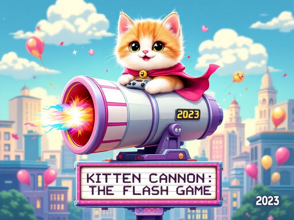 kittens out of cannons in Kitten Cannon?