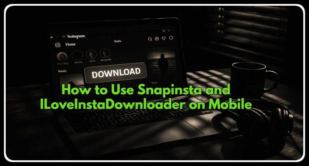 How to Use Snapinsta and ILoveInstaDownloader on Mobile